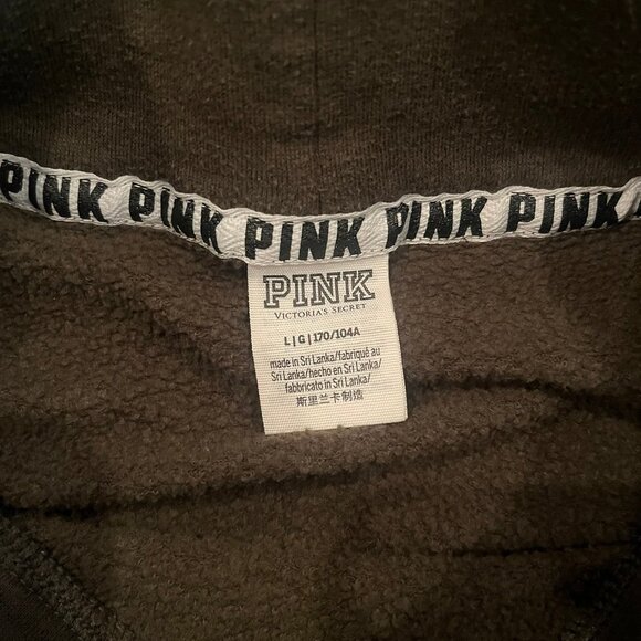 Victoria's Secret Cowl Neck Color Block Pullover Jacket (Green) - Picture 3 of 5